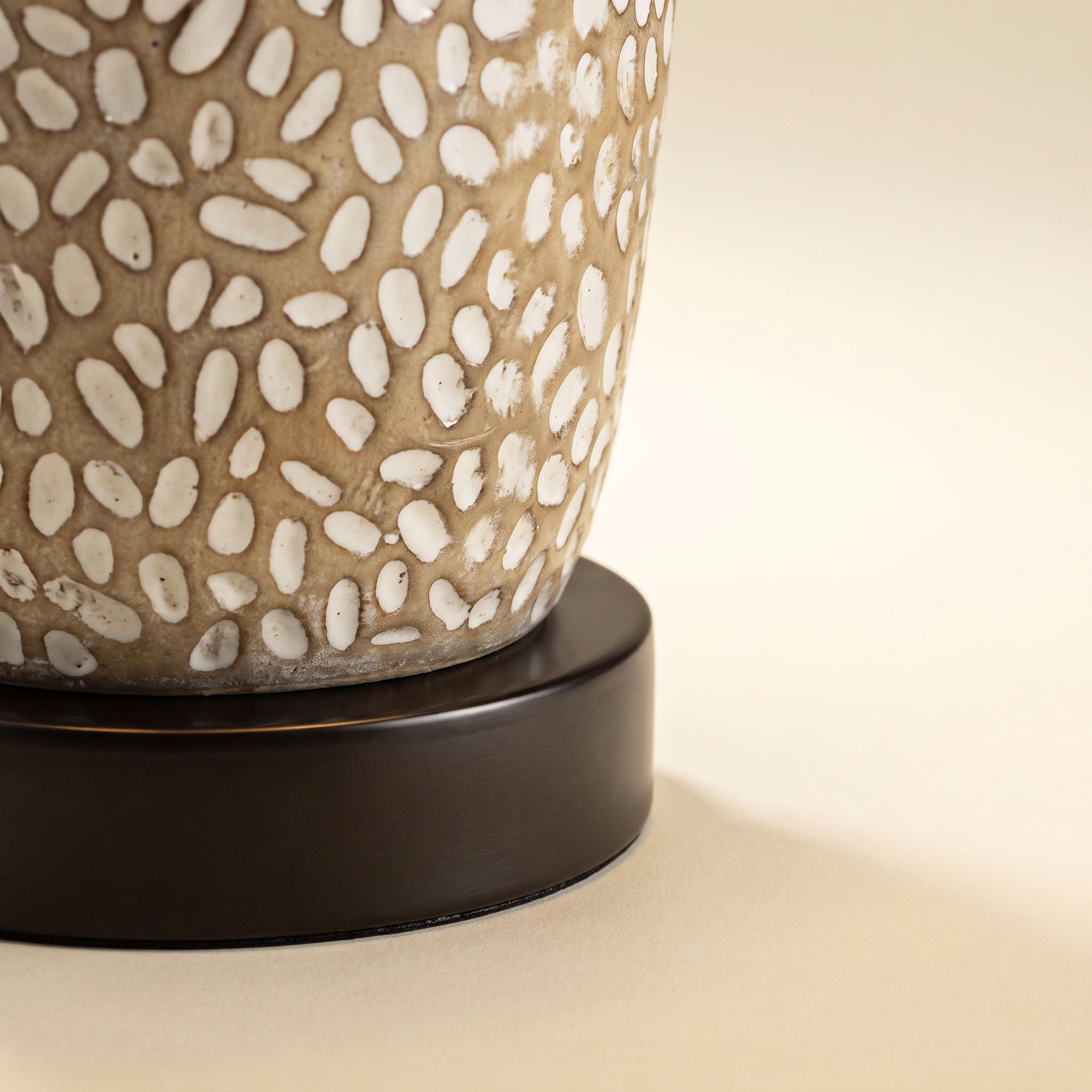 Image 5 Possini Euro Anna 27 1/4" Pebbled Coastal Modern Table Lamps Set of 2 more views