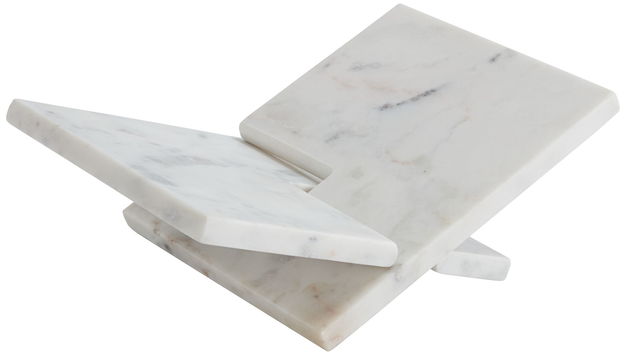 Image 6 Possini Euro Annalin 7 1/2" Wide White Marble Decorative Book Holder more views