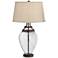 Possini Euro Anne Oil-Rubbed Bronze and Glass Table Lamp