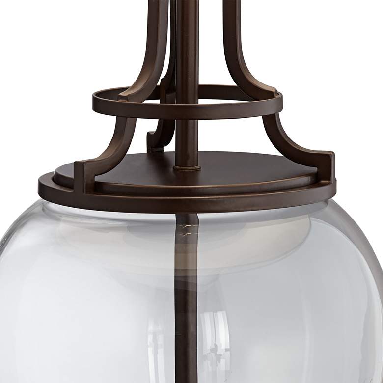 Possini Euro Anne Oil-Rubbed Bronze and Glass Table Lamp more views