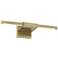 Possini Euro Anthony 17" Wide Antique Brass LED Picture Light