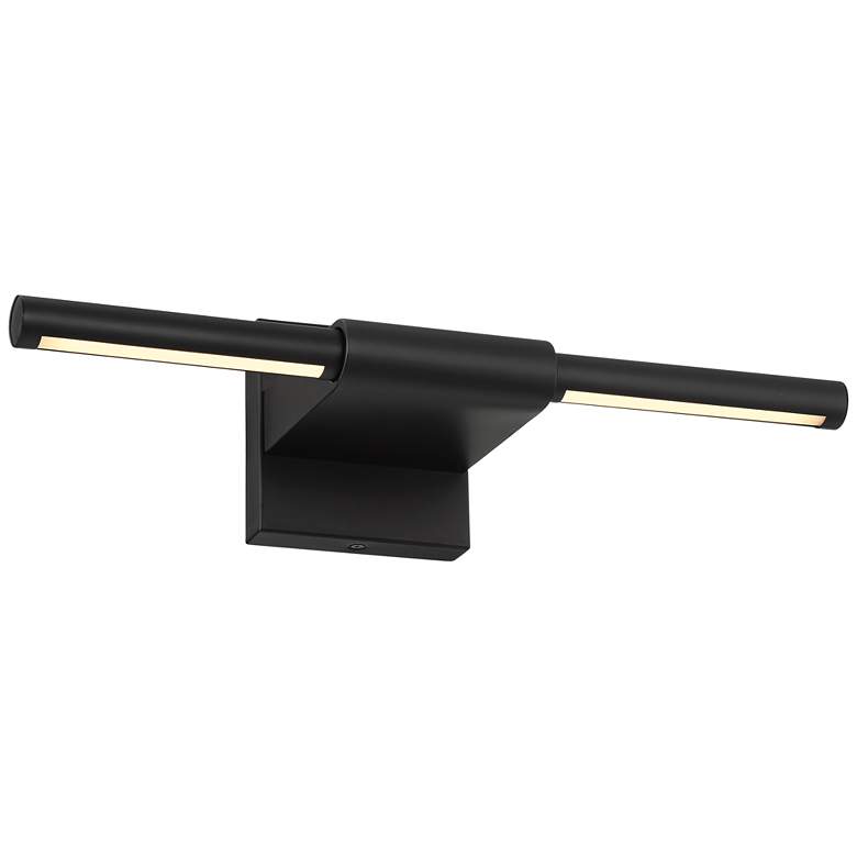Image 2 Possini Euro Anthony 17" Wide Black LED Picture Light
