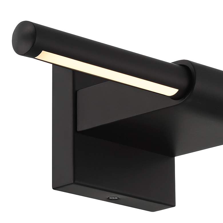 Image 3 Possini Euro Anthony 17" Wide Black LED Picture Light more views