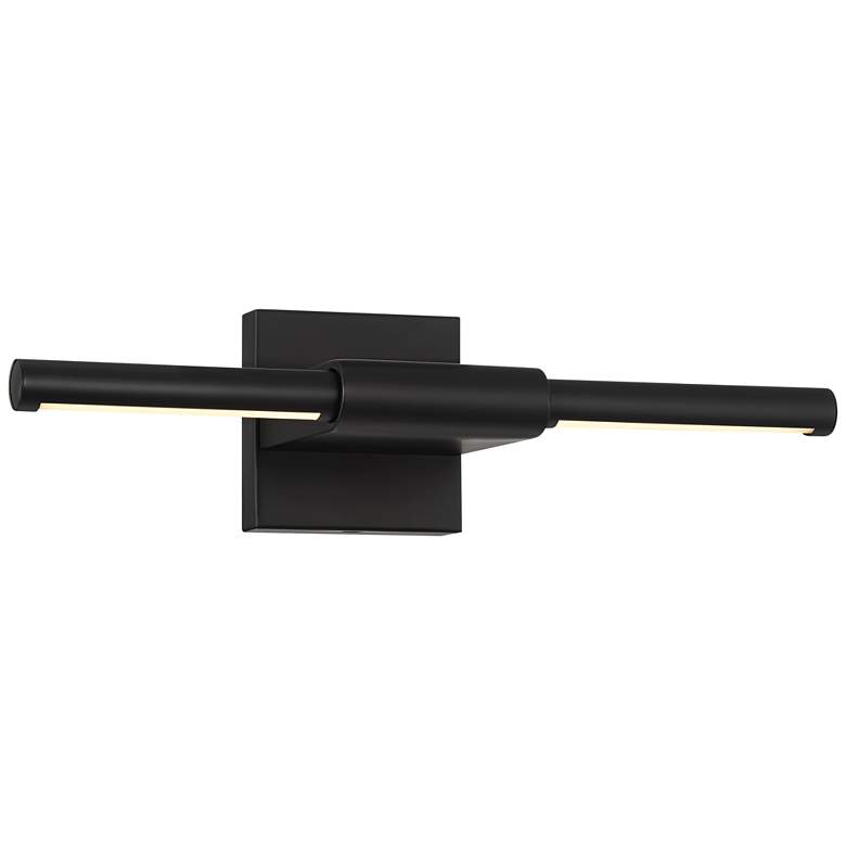 Image 5 Possini Euro Anthony 17" Wide Black LED Picture Light more views