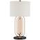 Possini Euro Antonio Gold Finish Modern Table Lamp