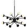 Thumbnail2 of Possini Euro Antony 25" Wide Black 16-Light LED Sputnik Pendant