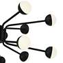 Thumbnail4 of Possini Euro Antony 25" Wide Black 16-Light LED Sputnik Pendant more views