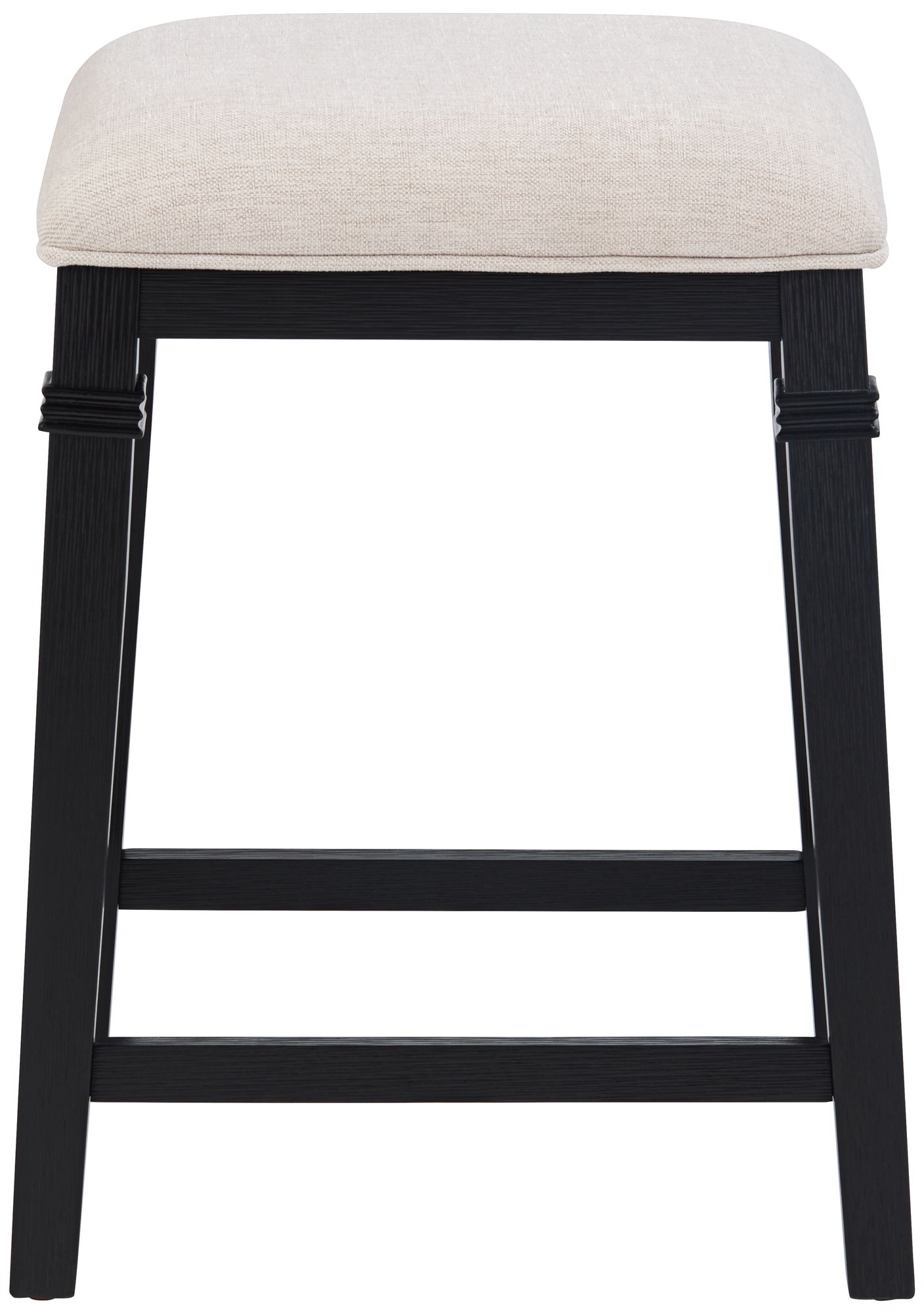 Image 6 Possini Euro Arabella 25 1/2"H Black Backless Counter Stool Set of 2 more views