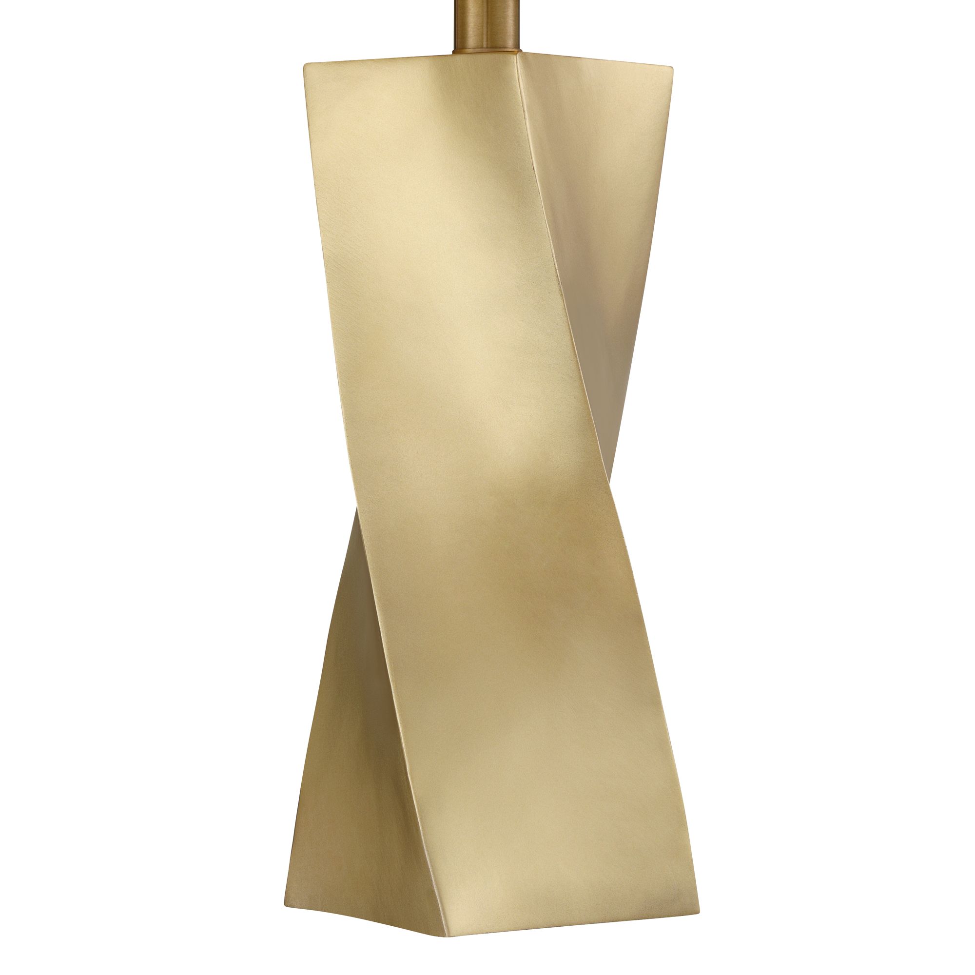 Image 6 Possini Euro Arabella 25" Modern Gold Geometric Table Lamps Set of 2 more views