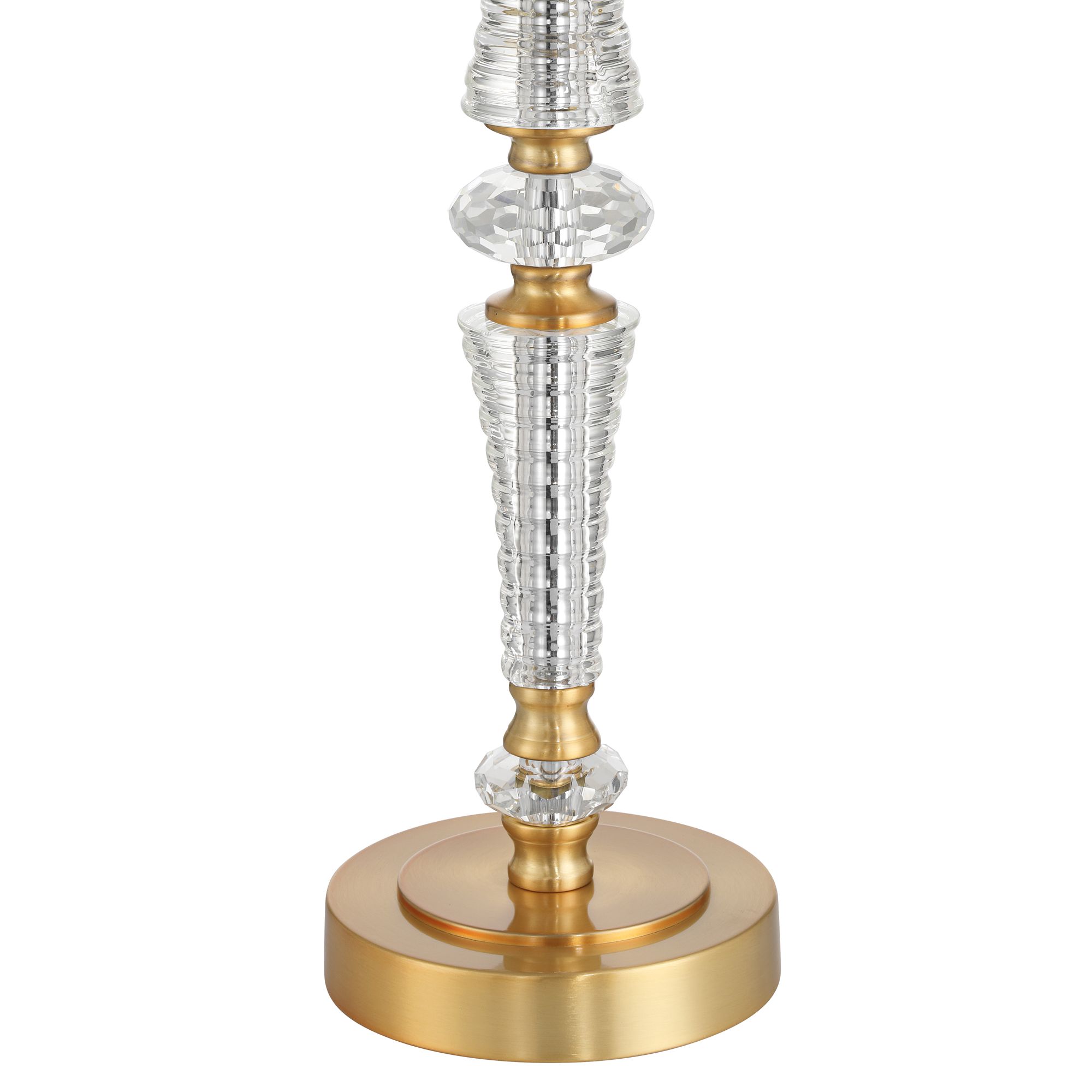 Image 6 Possini Euro Arellano 32" High Brass and Crystal Table Lamp more views