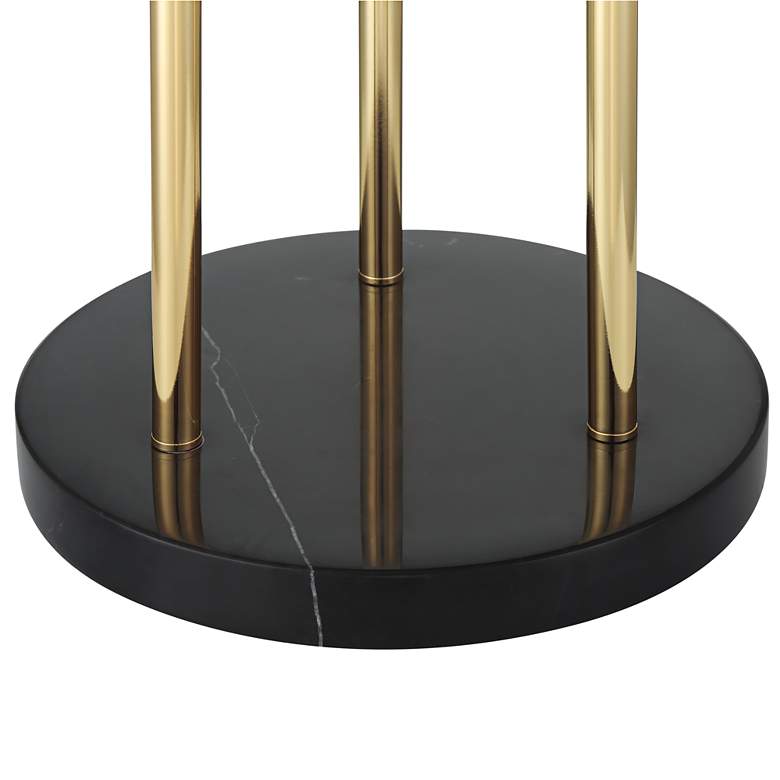 Image 6 Possini Euro Arielle 67" Brass and Gray Bubble Glass Tree Floor Lamp more views