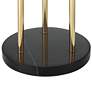6_Possini Euro Arielle 67" Brass and Gray Bubble Glass Tree Floor Lamp more views
