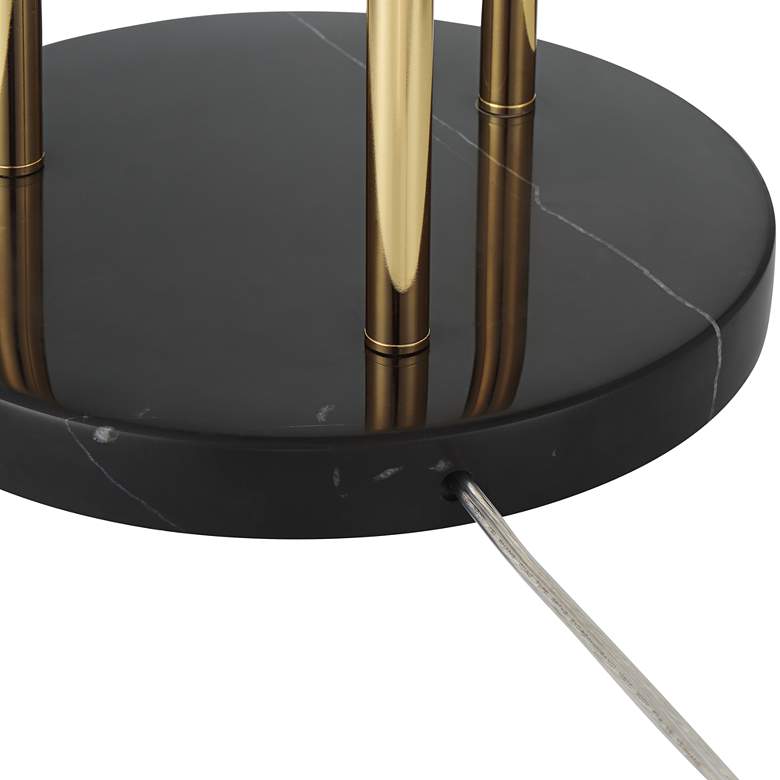 Image 7 Possini Euro Arielle 67" Brass and Gray Bubble Glass Tree Floor Lamp more views