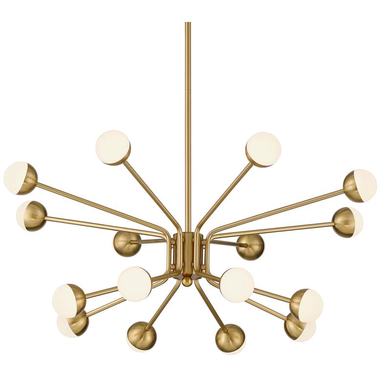 Image 2 Possini Euro Aries 30"W Soft Gold 16-Light LED Chandelier