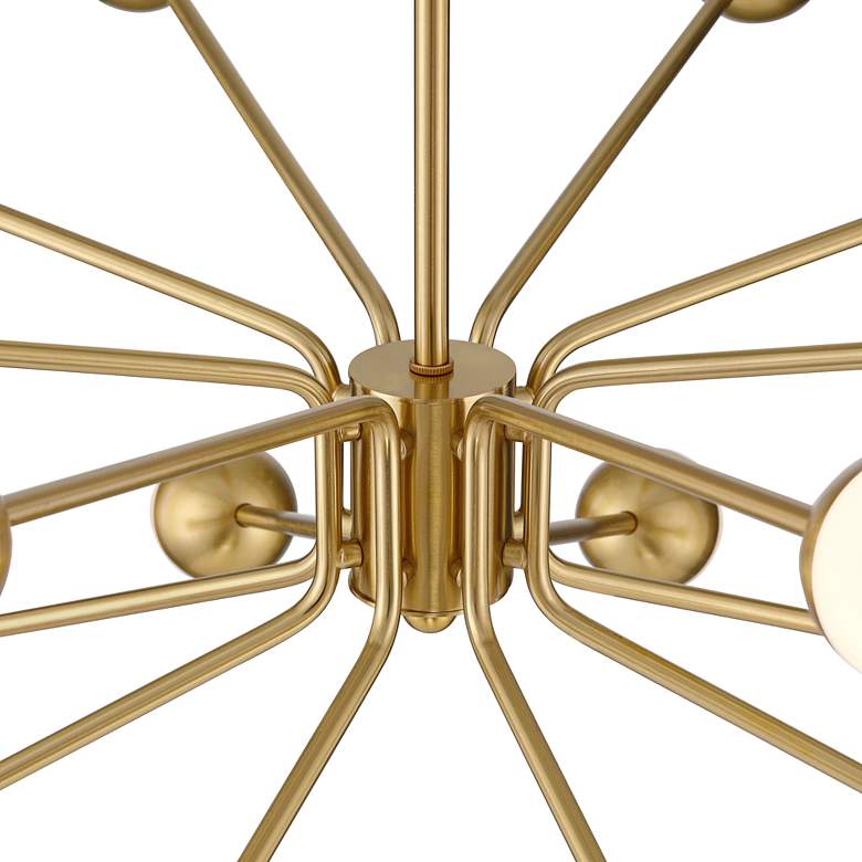 Image 4 Possini Euro Aries 30"W Soft Gold 16-Light LED Chandelier more views
