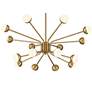 6_Possini Euro Aries 30"W Soft Gold 16-Light LED Chandelier more views