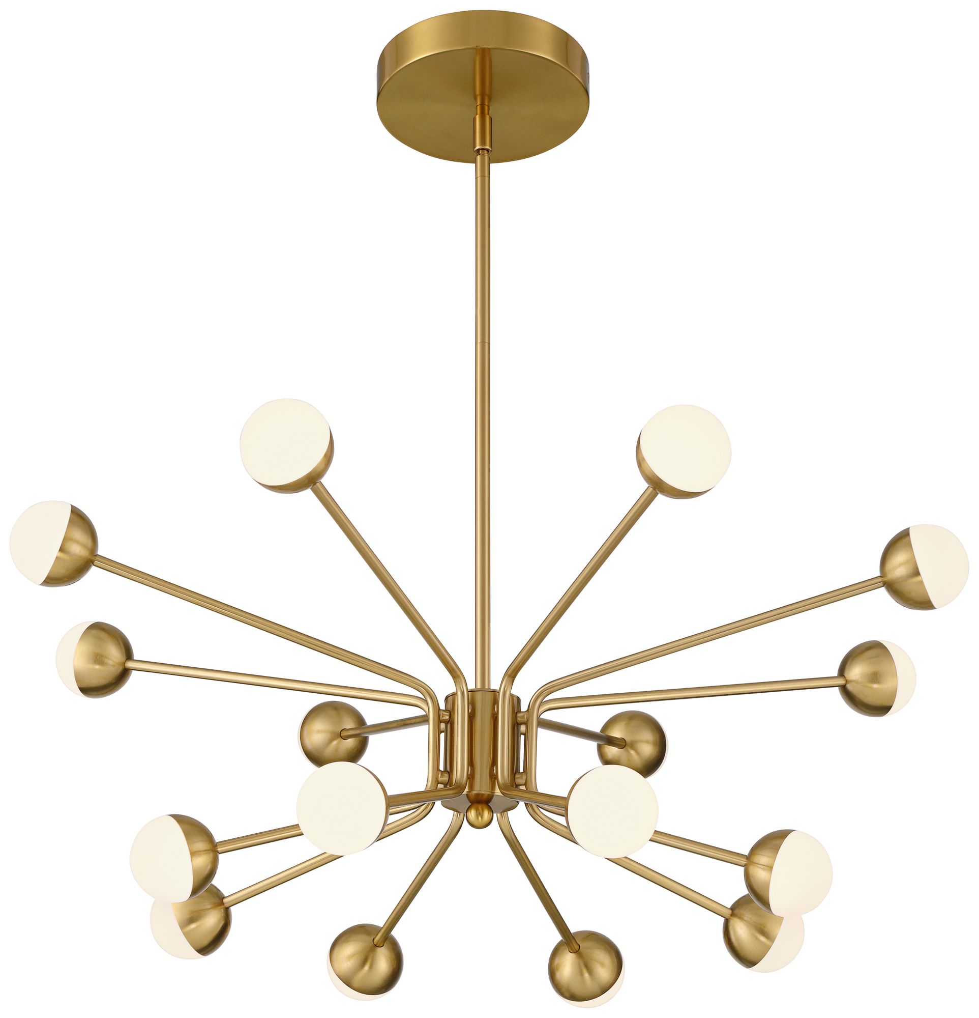 Watch A Video About the Possini Euro Aries 30 W Soft Gold 16 Light LED Chandelier