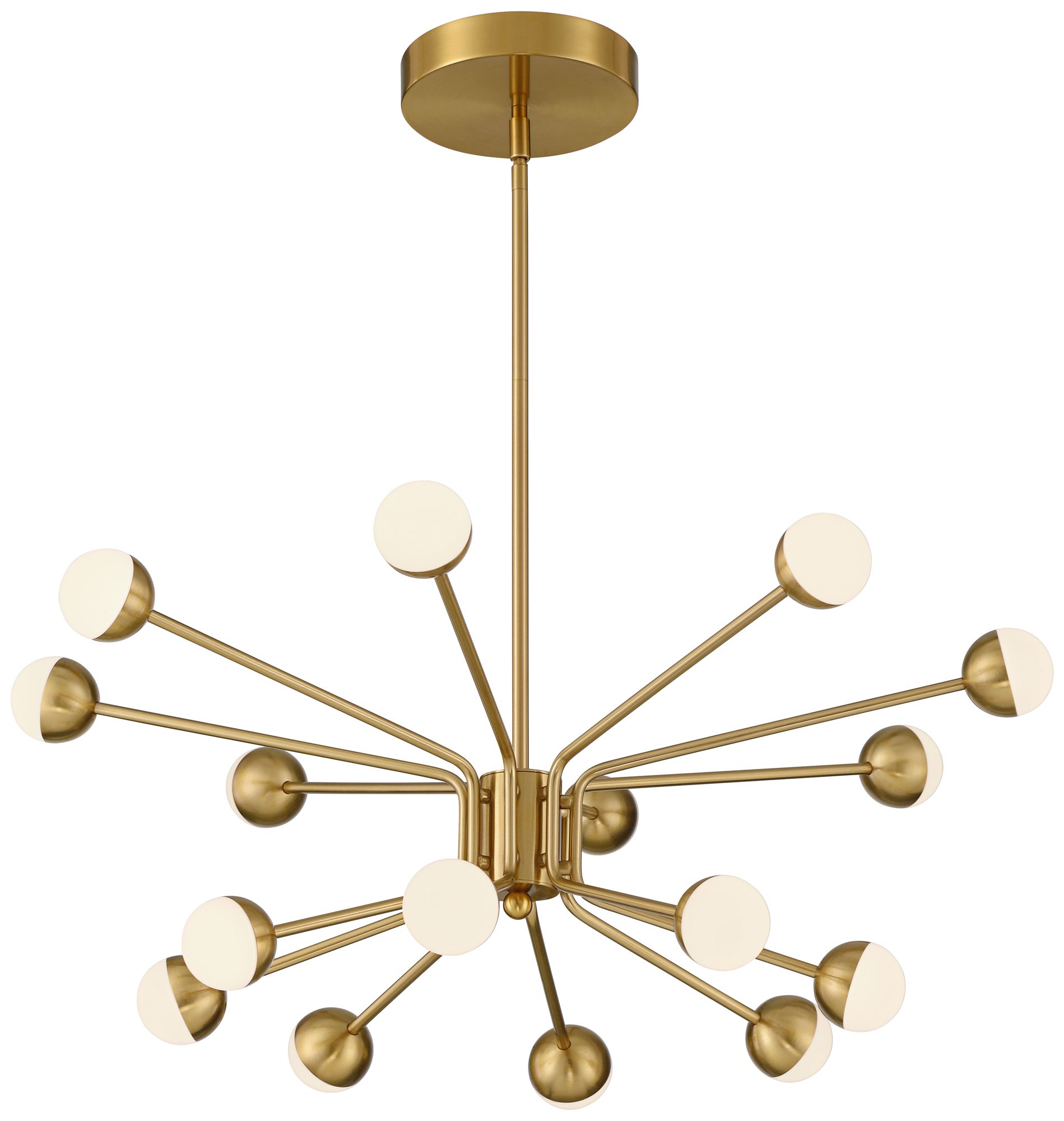 Watch A Video About the Possini Euro Aries 30 W Soft Gold 16 Light LED Chandelier