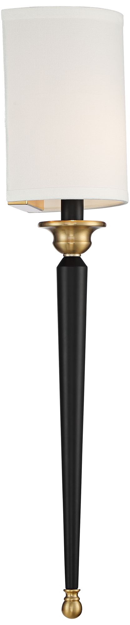 Watch A Video About the Possini Euro Arletta Classic Black and Brass Wall Sconce