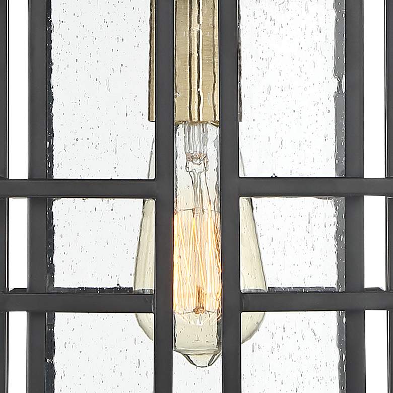 Image 4 Possini Euro Arley 12 1/2" High Black Outdoor Hanging Light more views