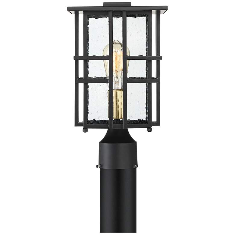 Image 6 Possini Euro Arley 13 3/4" High Black Outdoor Post Light more views