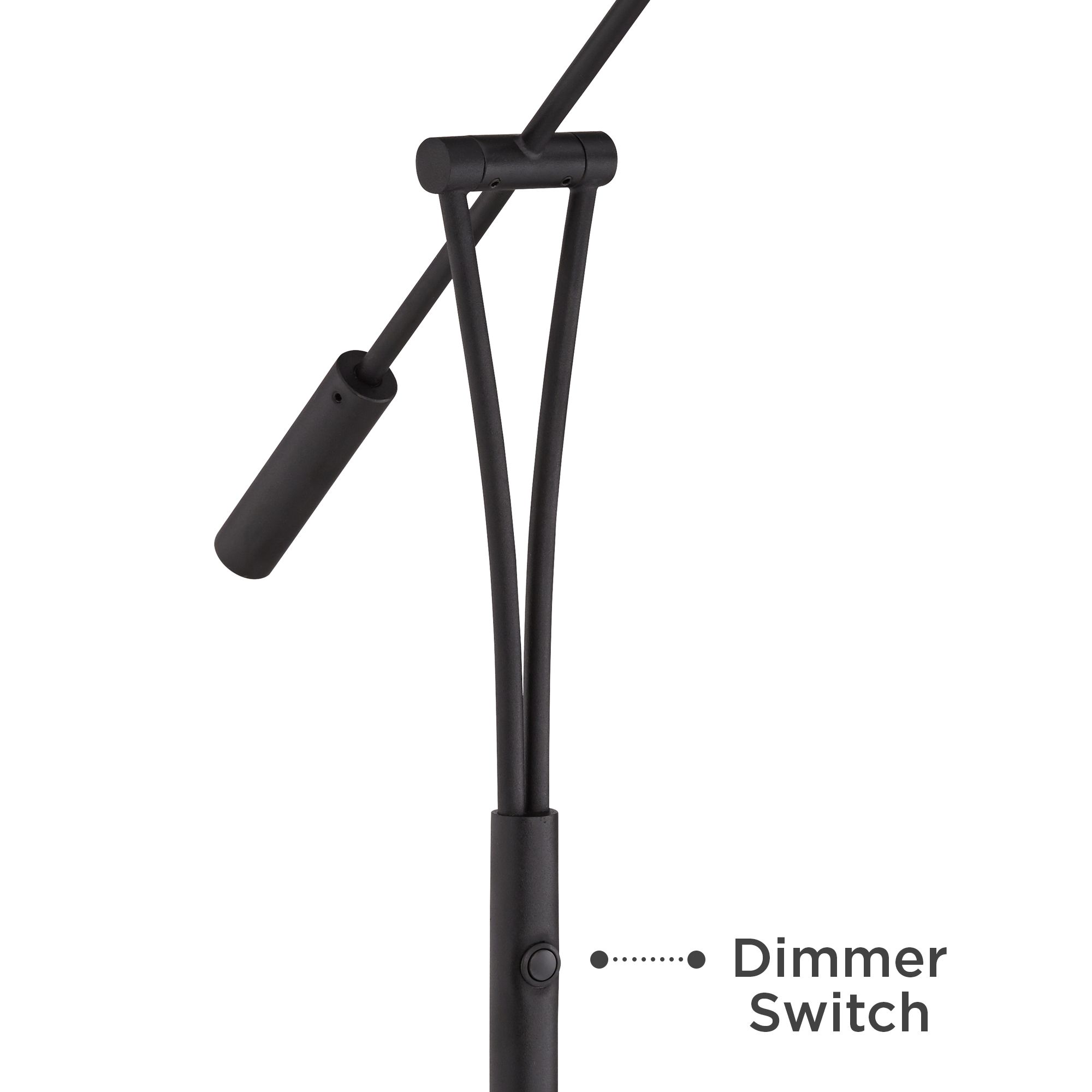 Image 5 Possini Euro Arnie Adjustable Modern LED Pharmacy Floor Lamps Set of 2 more views