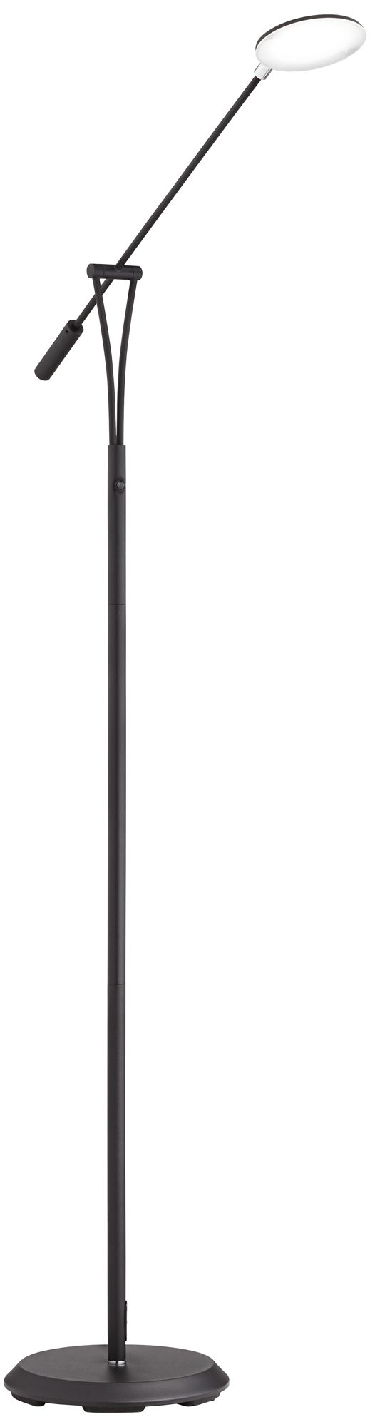 Image 7 Possini Euro Arnie Pharmacy-Style Adjustable Arm Modern LED Floor Lamp more views