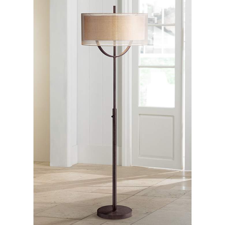 Image 1 Possini Euro Arris Light Blaster&#8482; Modern Floor Lamp
