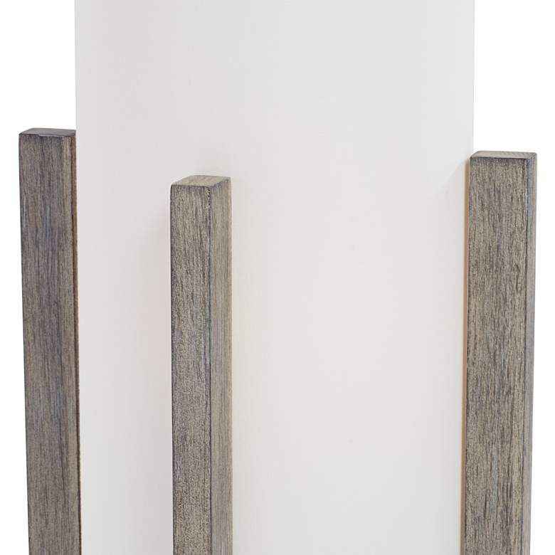 Image 4 Possini Euro Arrista 63" Modern Gray Wash Cylinder Floor Lamp more views