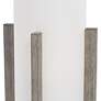 4_Possini Euro Arrista 63" Modern Gray Wash Cylinder Floor Lamp more views