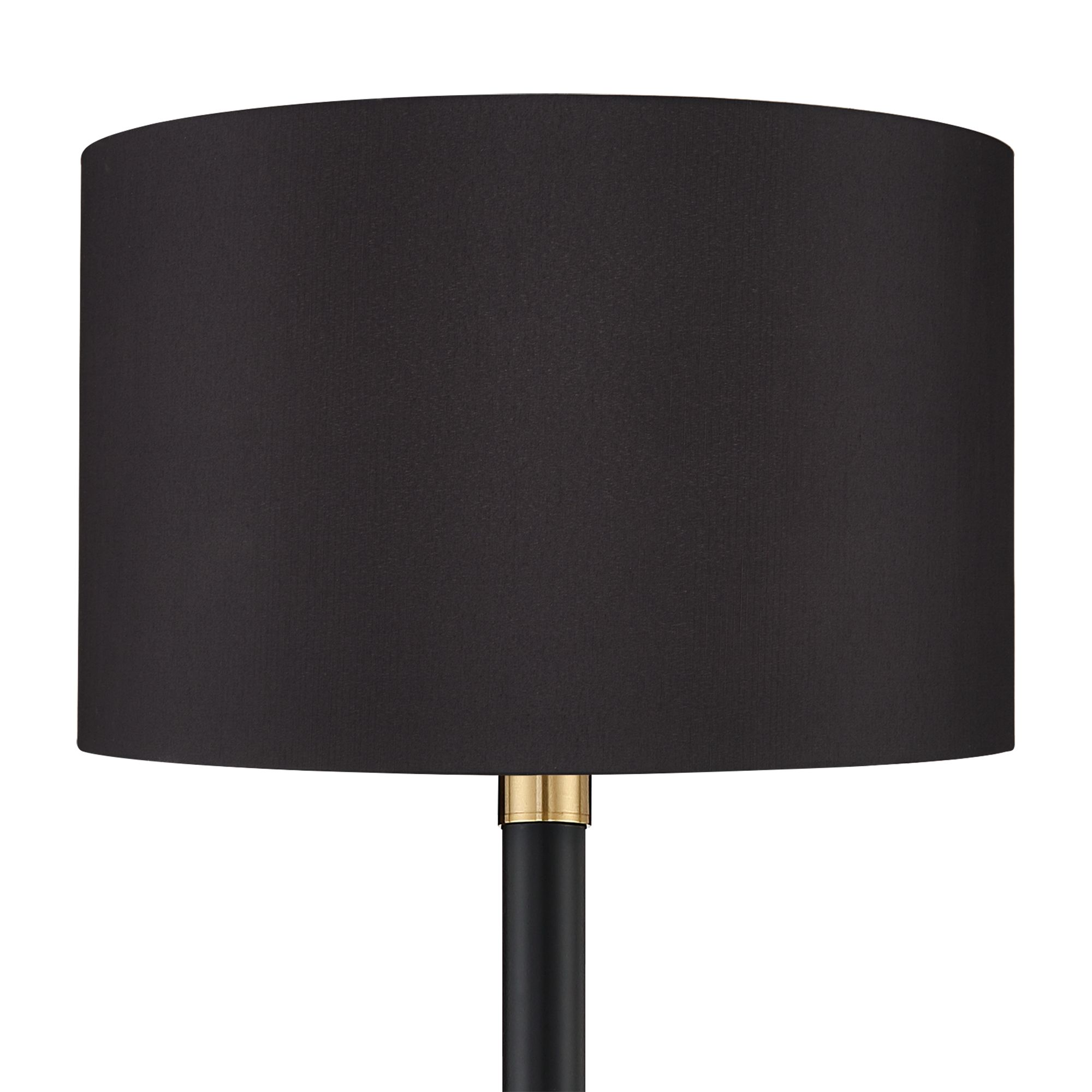 Image 3 Possini Euro Ashanti 72.25" High Black Shade Light Blaster Floor Lamp more views