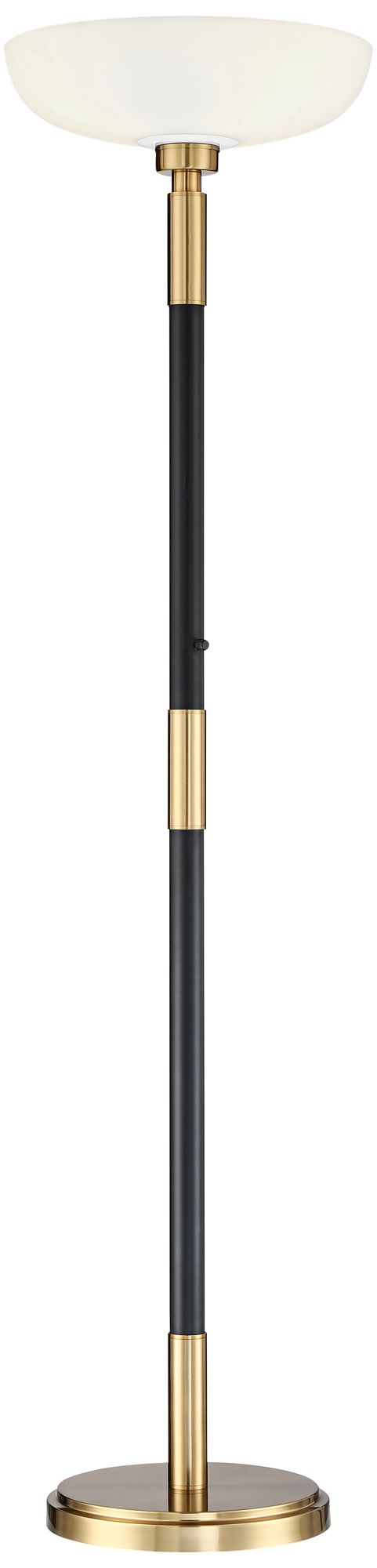 Image 2 Possini Euro Ashanti 72 1/4" Modern Light Blaster Torchiere Floor Lamp