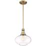 Watch A Video About the Possini Euro Asni Antique Gold and Glass Modern Mini Pendant