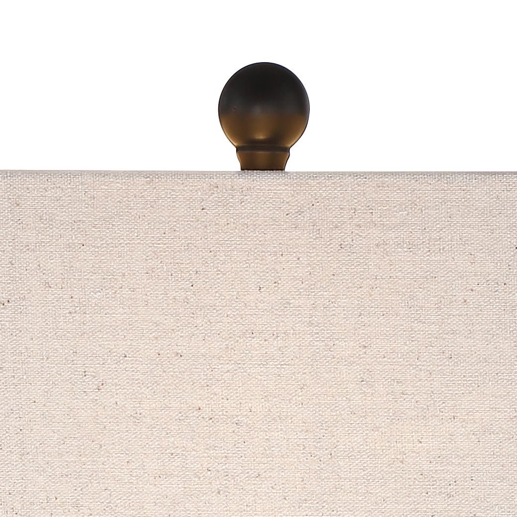 Image 4 Possini Euro Aston 26" Black Finish Open Rectangle Modern Table Lamp more views