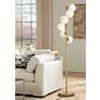 2_Possini Euro Astria 67" Contemporary Warm Gold 6-Light Tree Floor Lamp