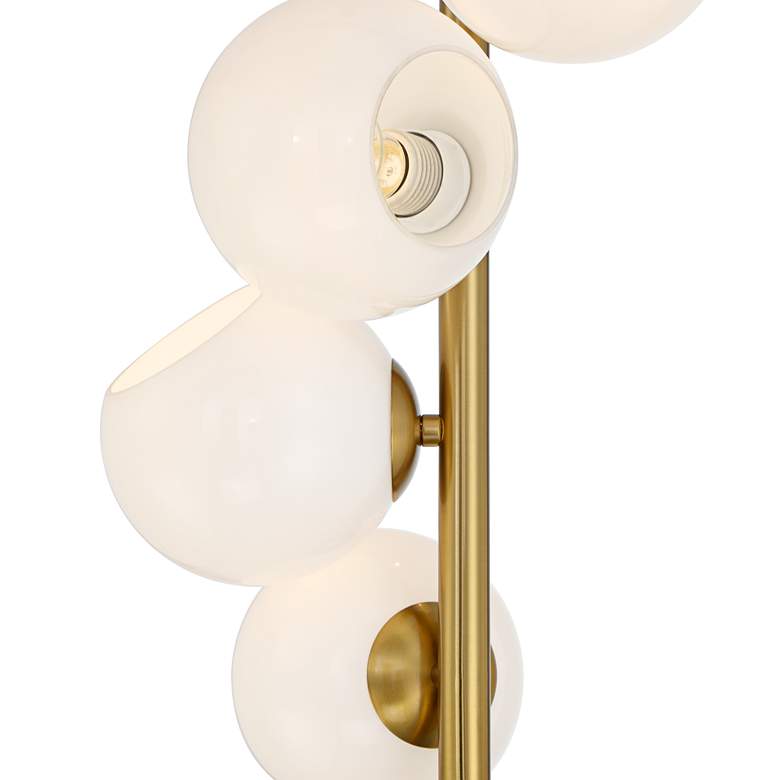Image 5 Possini Euro Astria 67" Contemporary Warm Gold 6-Light Tree Floor Lamp more views