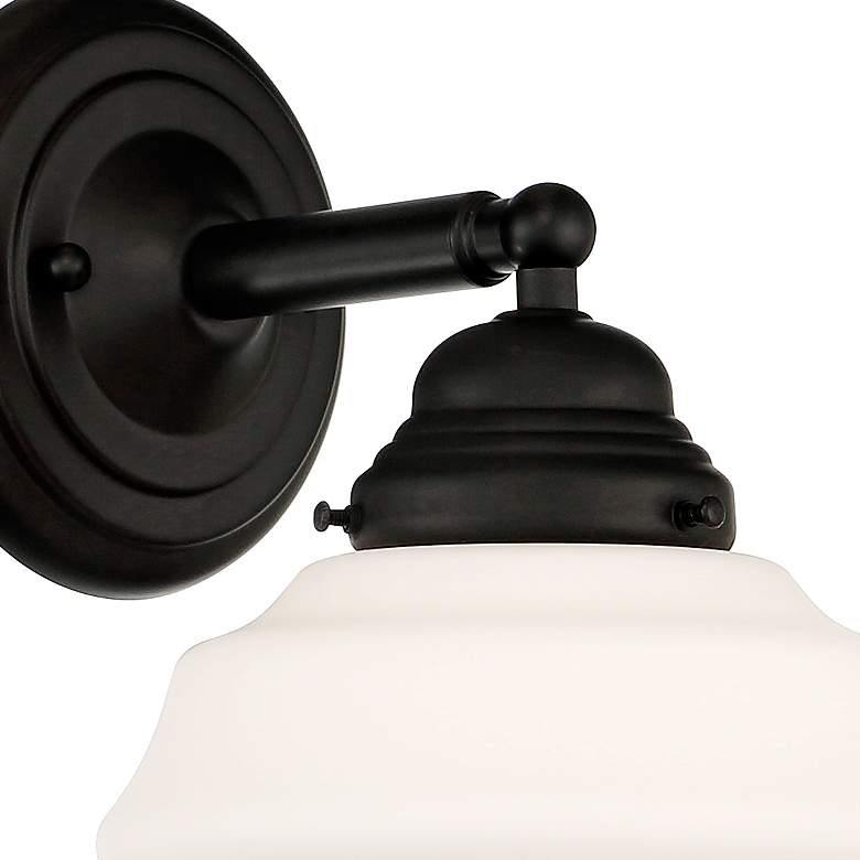 Image 3 Possini Euro Astrid 10 1/4" High Schoolhouse Wall Sconces Set of 2 more views