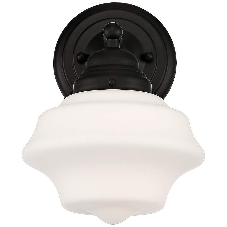 Image 4 Possini Euro Astrid 10 1/4" High Schoolhouse Wall Sconces Set of 2 more views