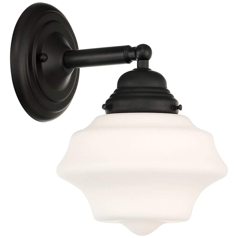 Image 6 Possini Euro Astrid 10 1/4" High Schoolhouse Wall Sconces Set of 2 more views