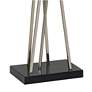Possini Euro Asymmetry 63 1/2" Brushed Nickel Modern Floor Lamp