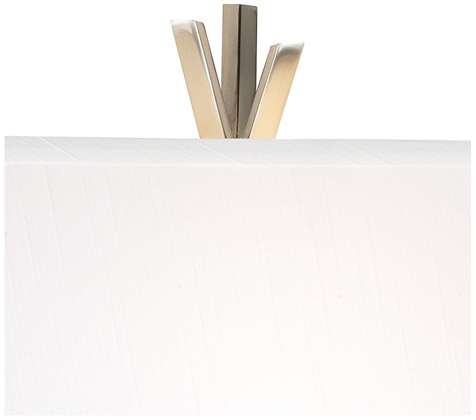 Image 3 Possini Euro Asymmetry Brushed Steel Table Lamp Set of 2 more views