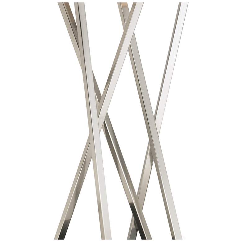 Image 4 Possini Euro Asymmetry Brushed Steel Table Lamp Set of 2 more views