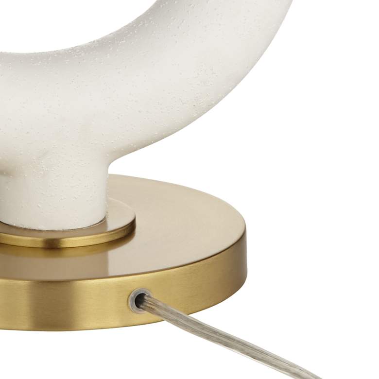 Image 7 Possini Euro Athena 30 3/4" High Open Circle Modern Table Lamp more views