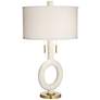 Possini Euro Athena 30 3/4" High Open Circle Modern Table Lamp