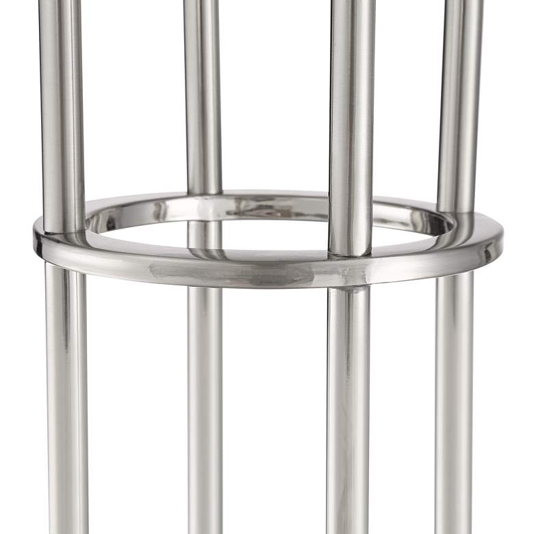 Image 5 Possini Euro Athena 72" Brushed Nickel 4-Light Tree Floor Lamp more views