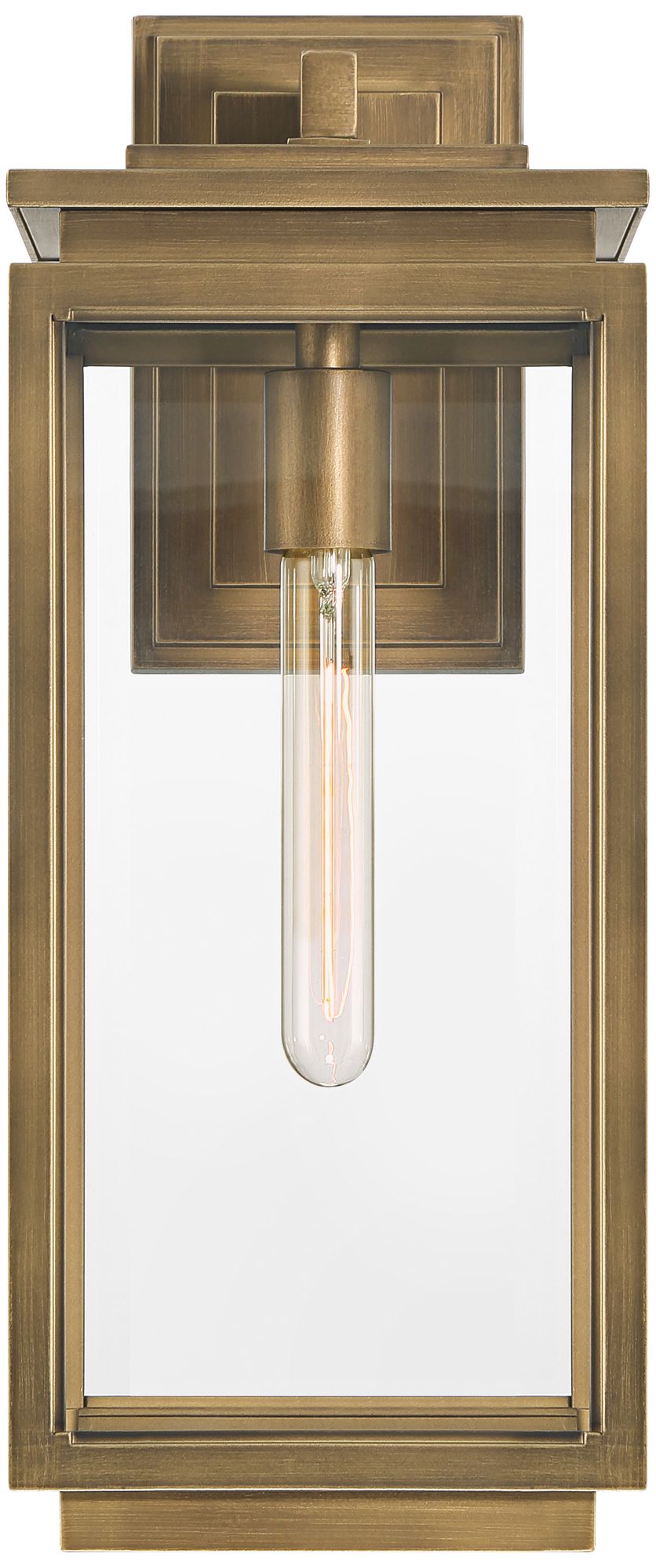 Image 5 Possini Euro Atkins 18" High Die Cast Brass Outdoor Light more views