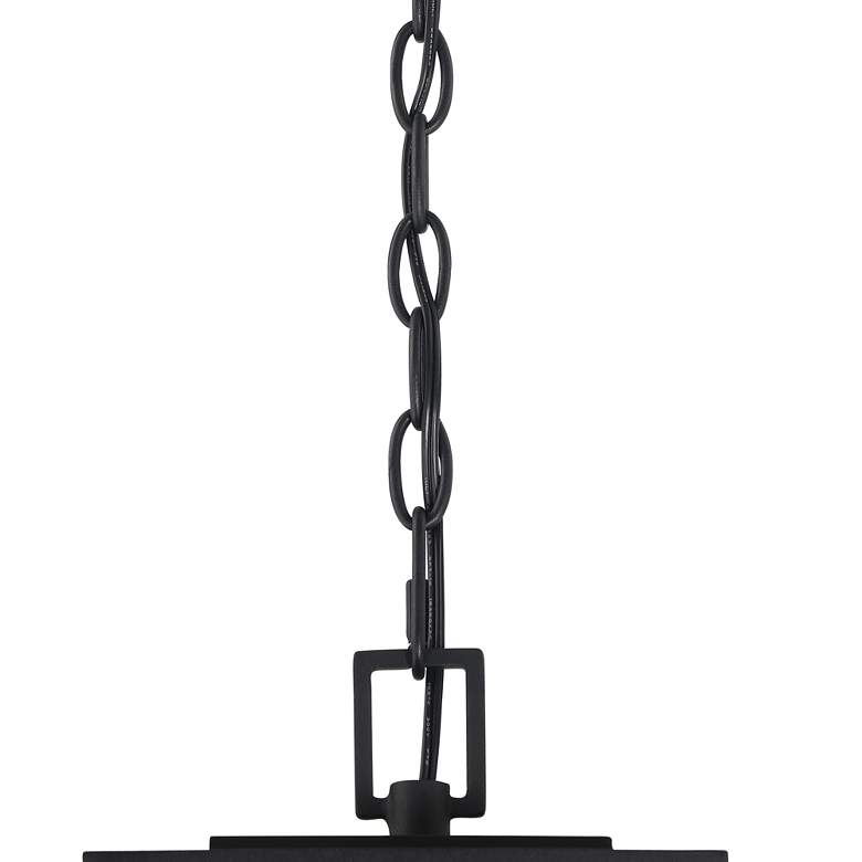 Image 4 Possini Euro Atkins 21 1/2"H DieCast Matte Black Outdoor Hanging Light more views
