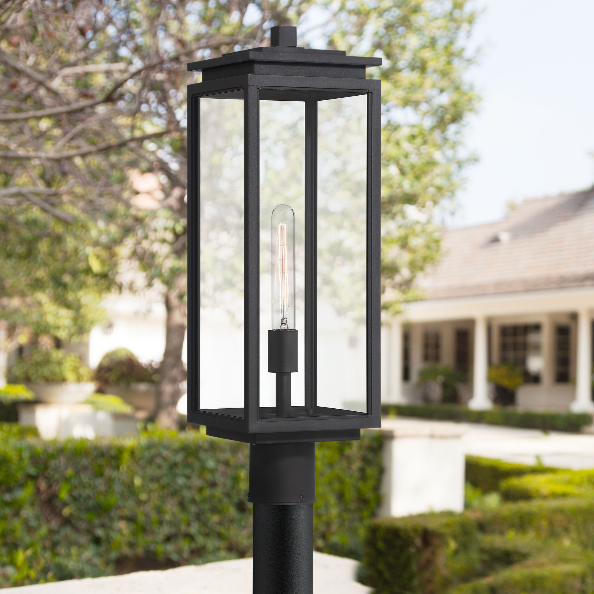 Modern outdoor deals lamp post