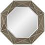 Thumbnail3 of Possini Euro Aubrey 33" x 33" Champagne Beveled Wall Mirror