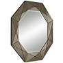 7_Possini Euro Aubrey 33" x 33" Champagne Beveled Wall Mirror more views
